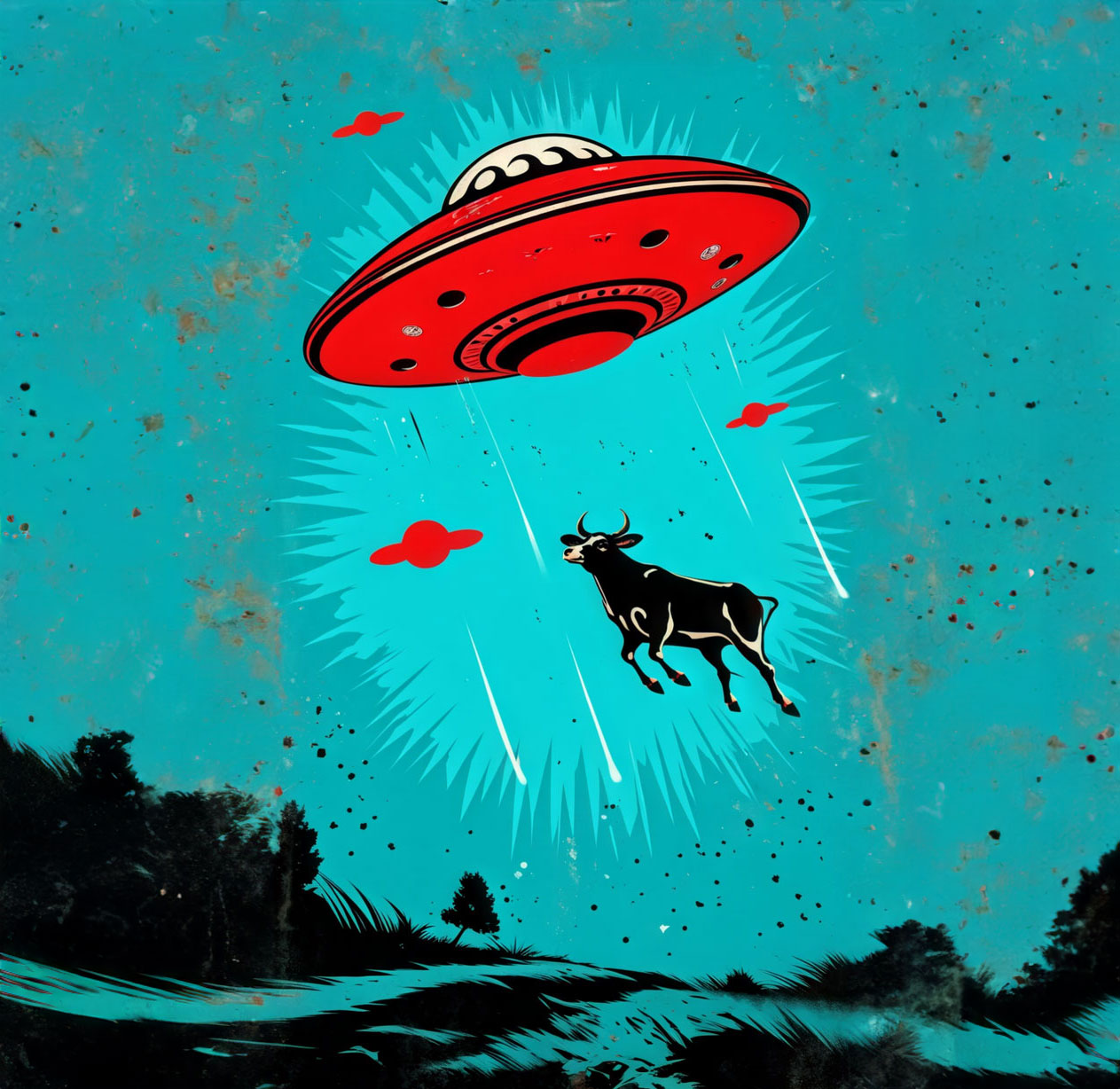 the ufo and the cow